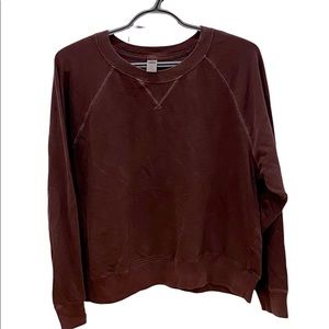 Maroon crew neck